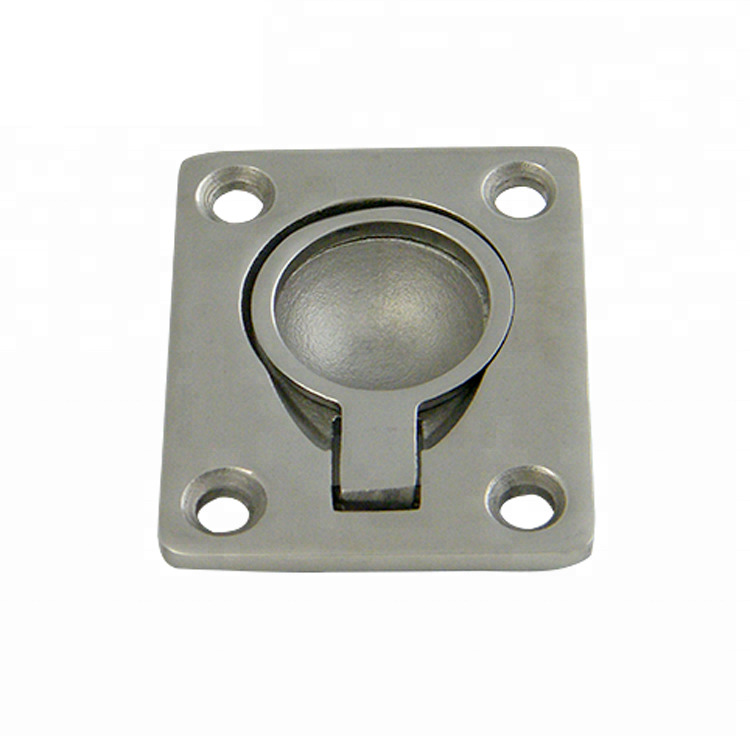 Stainless steel 316 flush hatch lift ring hatch pull handle locker cabinet boat marine hardware