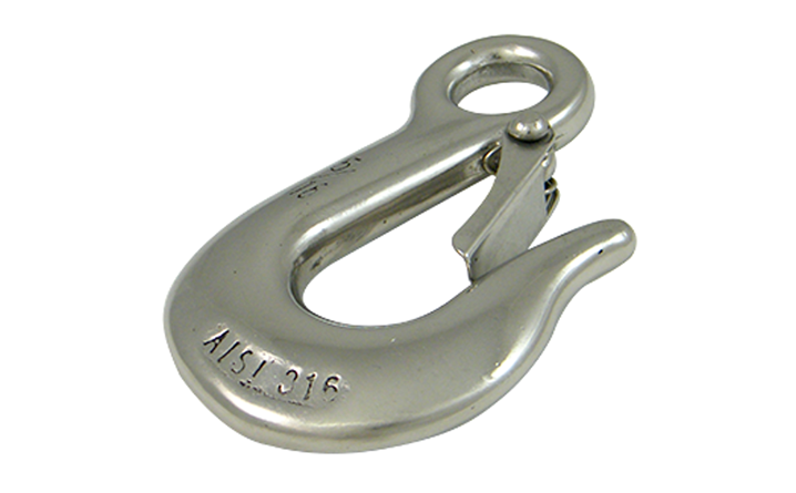 EYE SLIP HOOK WITH TONGUE Hot sale super quality hook pulling metal hook and eye stainless steel hooks wholesale price