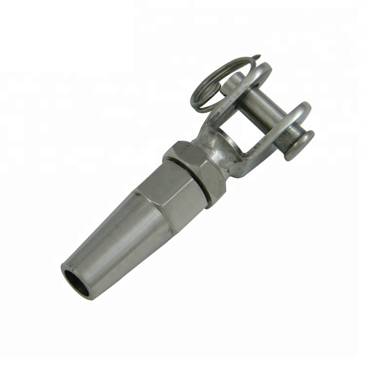Machined fork swageless terminal polish finish turnbuckle stainless steel 304 turnbuckle drop forged turnbuckle