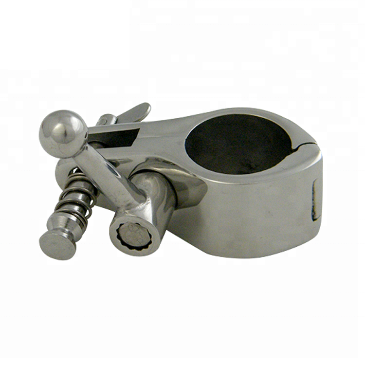 Marine hardware stainless steel top slide Hot Sales! Marine Boat Yacht Hardware Stainless Steel Deck Hinge Base 60 Degree Top Slide quick release pins for boat bimini top