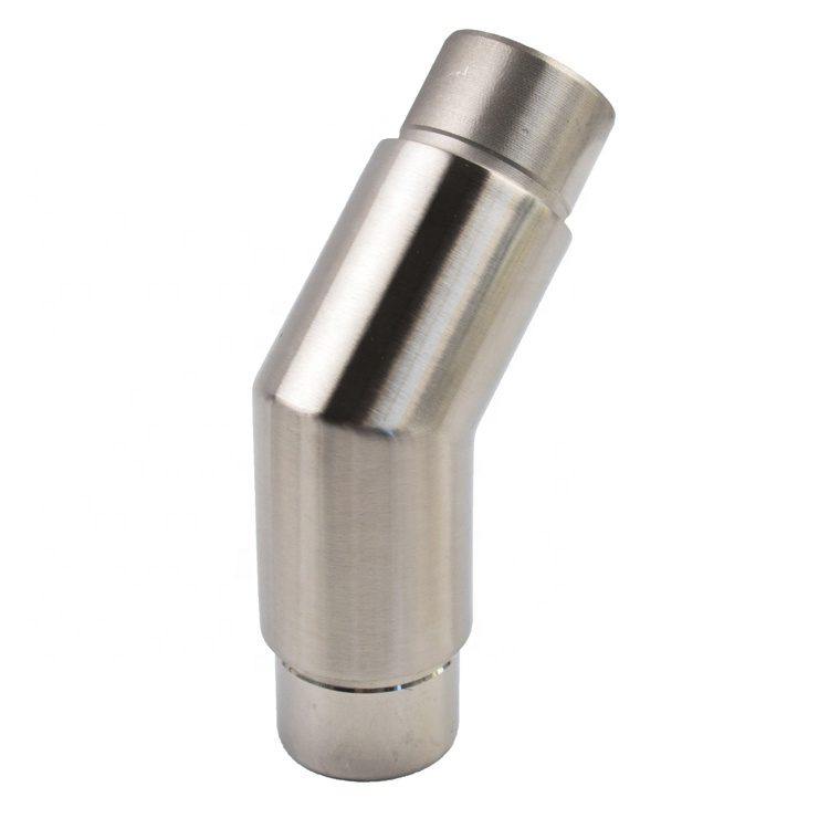 Stainless steel handrail elbow ST-04 High quality Stainless steel slot tube fitting