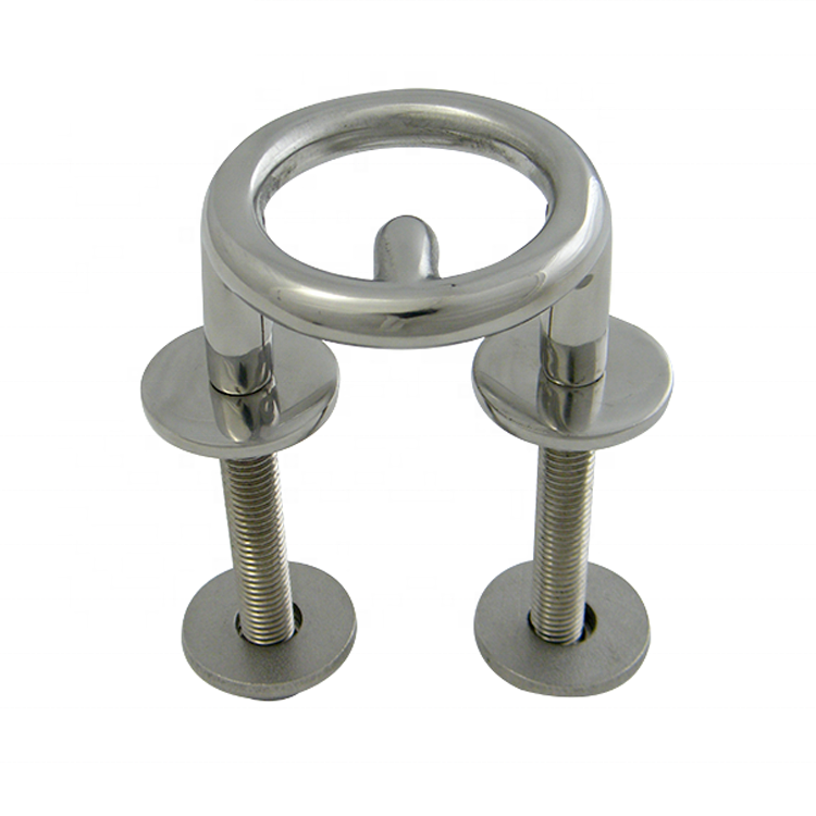 Stainless Steel Marine hardware water ski tow ring Lowe boat accessories ski tow ring stainless steel transom mount